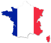 UmrissFlagge Frankreich