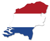 UmrissFlagge Niederlande